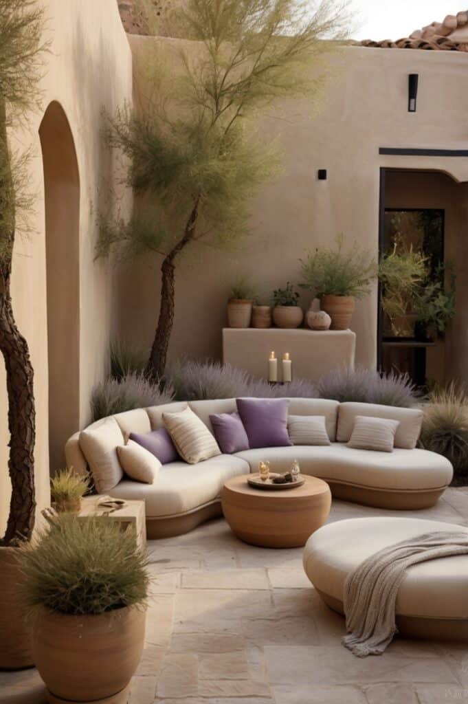 Sunken Lounge with Soft Edges