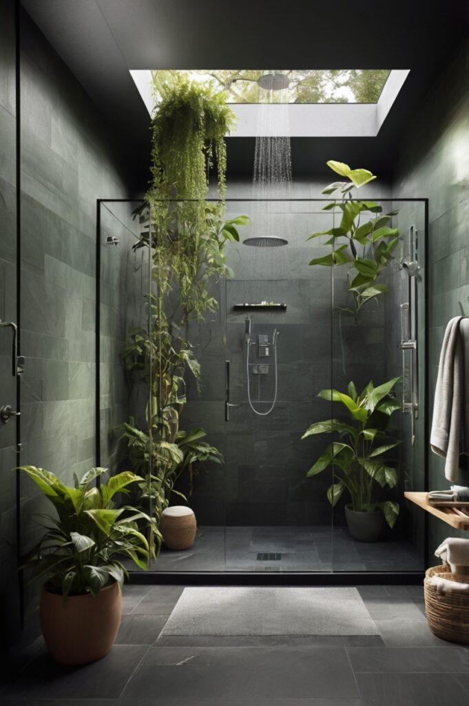 The Greenhouse-Inspired Jungle Shower