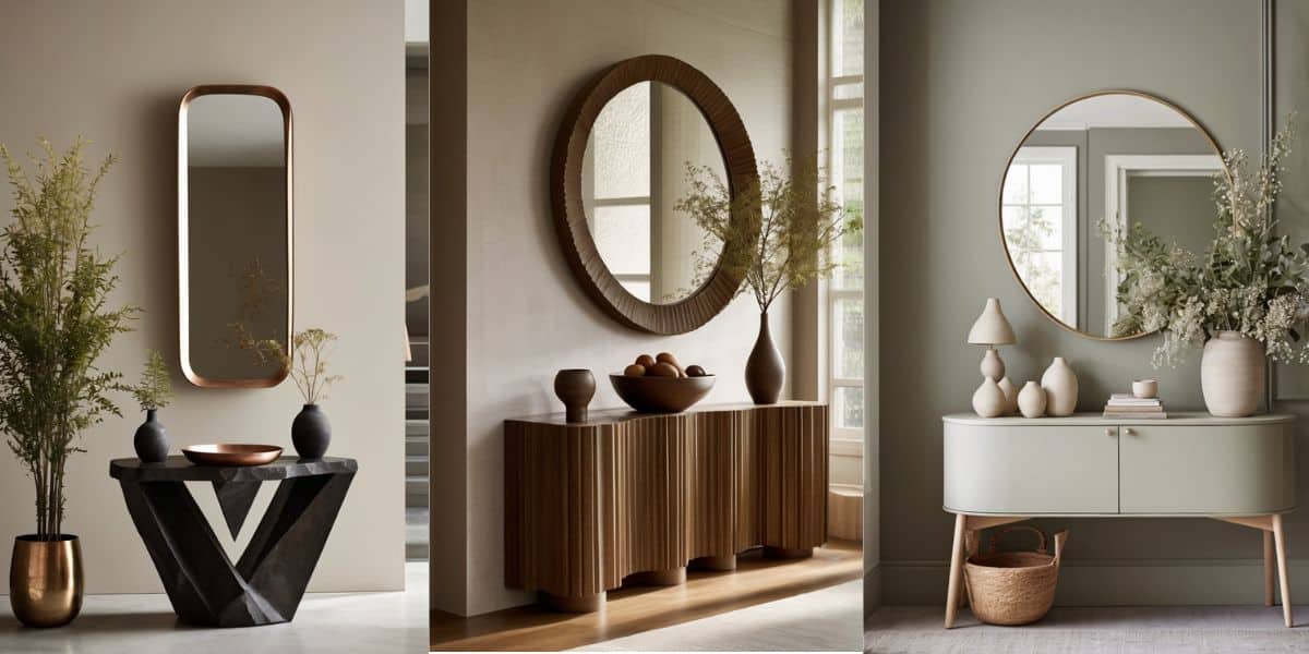 Console Table and Mirror Pairing Ideas