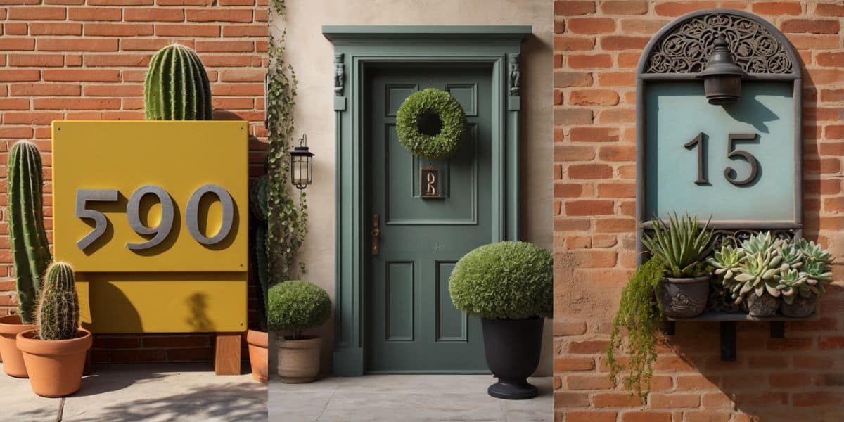 DIY House Number Sign Ideas