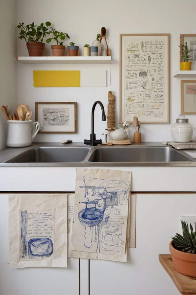 Use a Row of Tiny Art