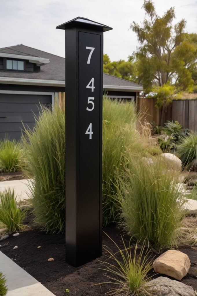 Vertical Number Post