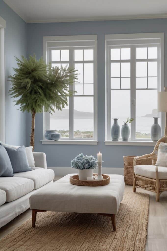 Coastal Blue Hues + Cloudy Grey Tones