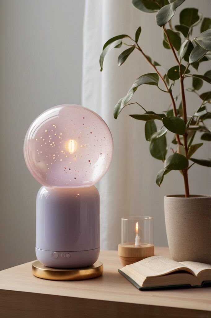 Aroma Bubble Lamp with Pop-to-Scent Capsules