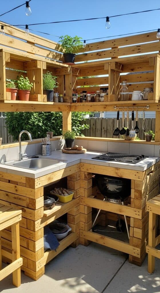 Pallet Wood Kitchen Vibes