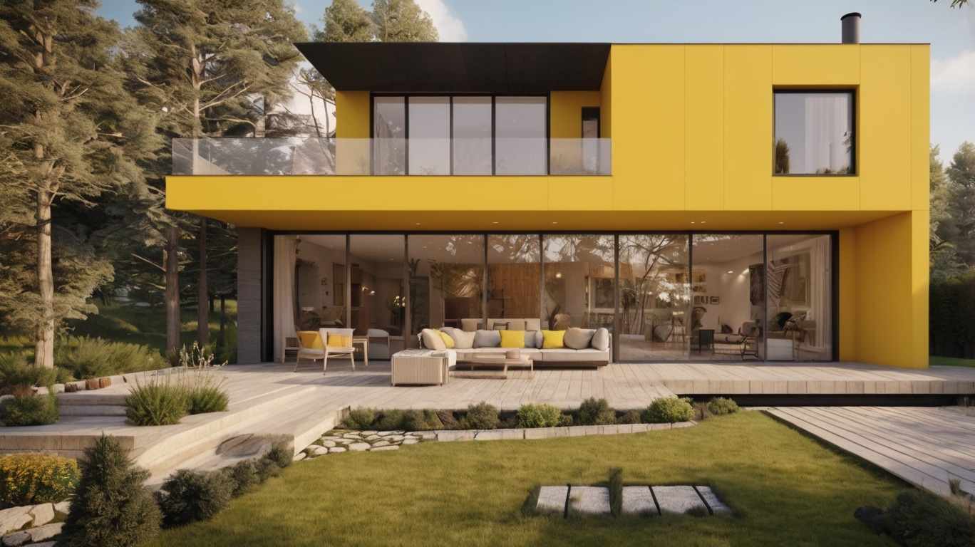 Yellow Exterior Home Ideas