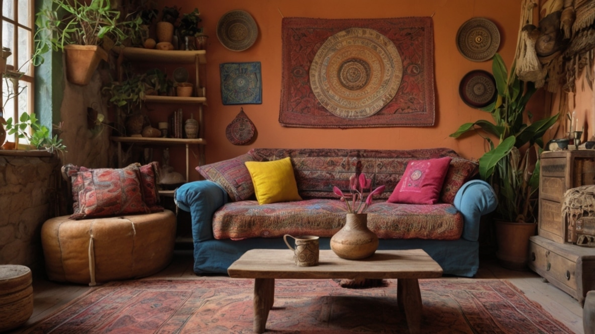 Gypsy Bohemian Living Room Ideas