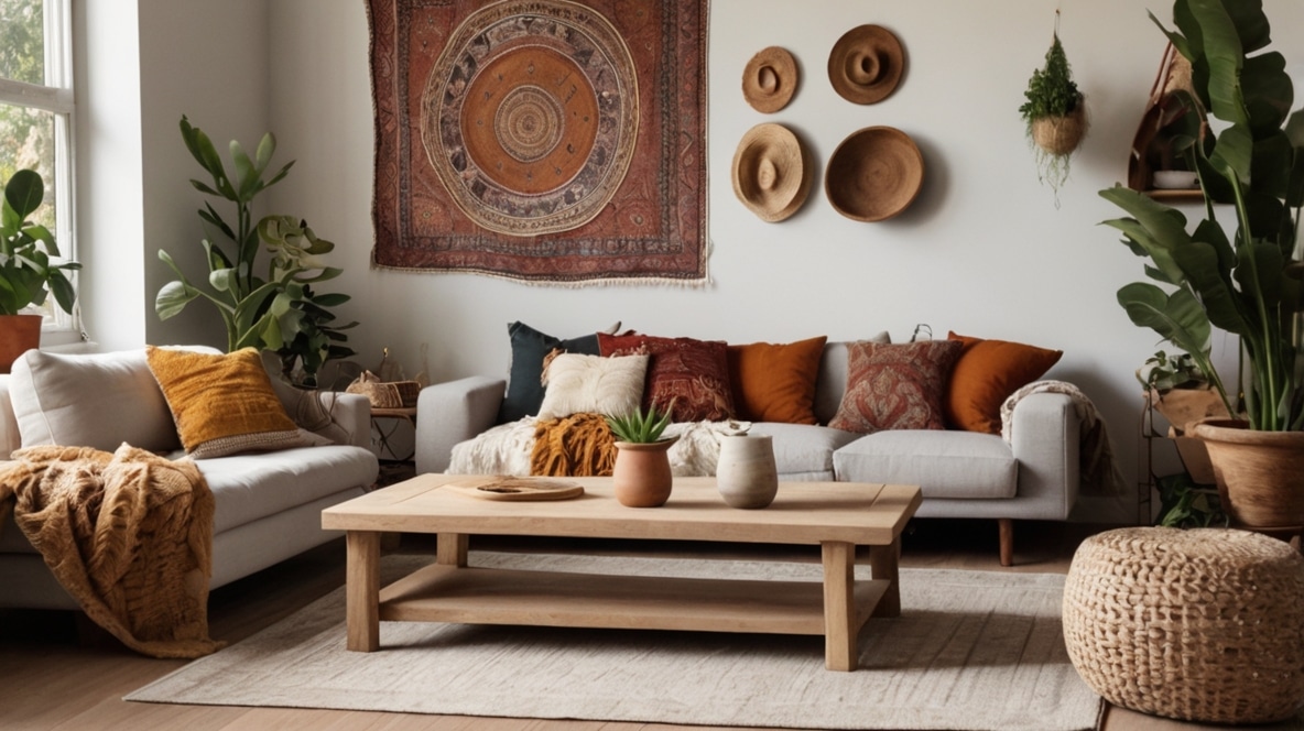 Contemporary Bohemian Living Room Ideas