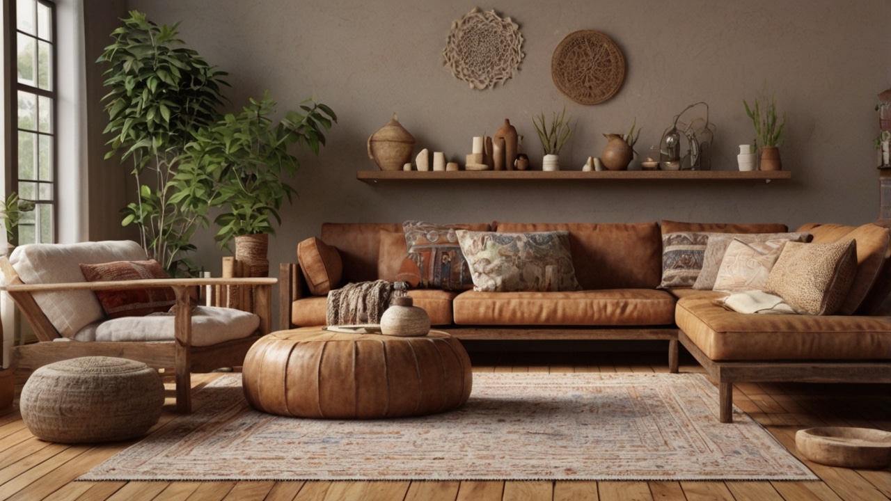 Rustic Boho Living Room Ideas