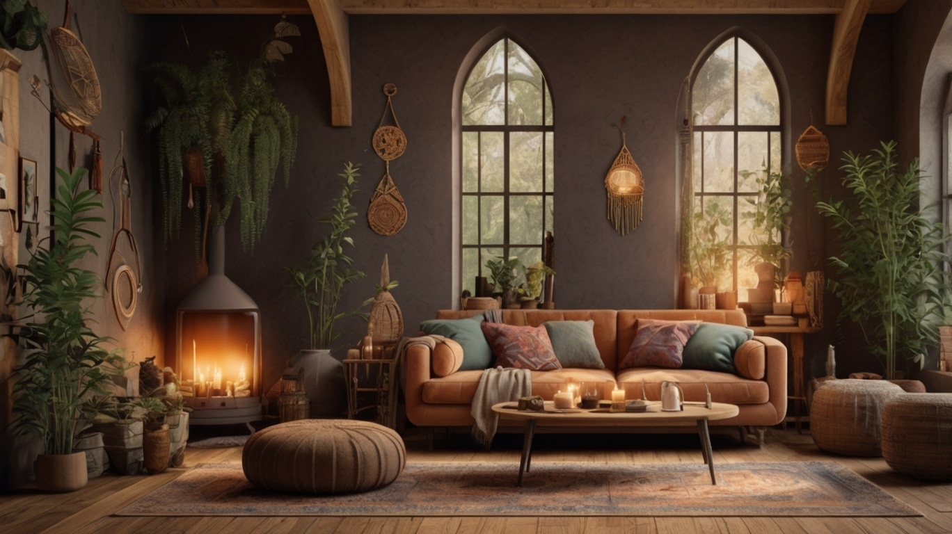 Boho Witchy Living Room Ideas