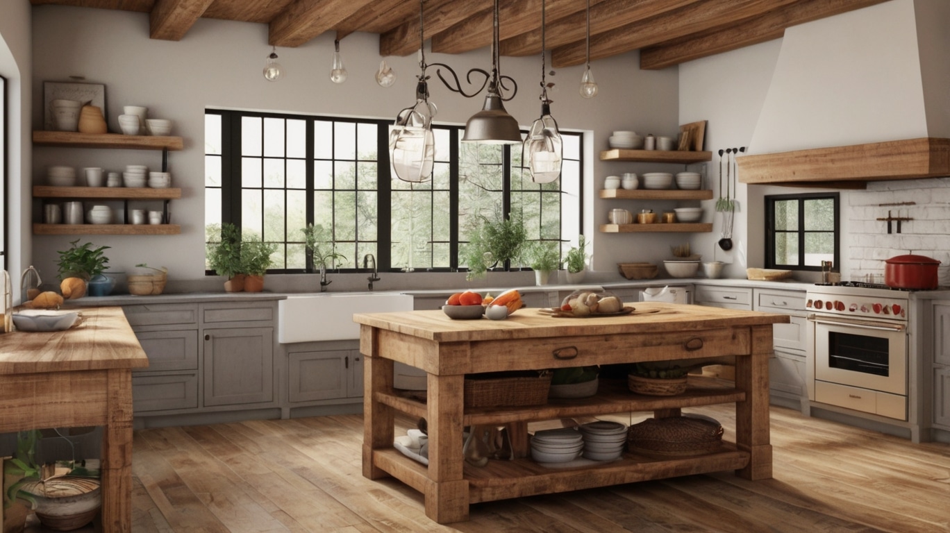 Farmhouse Kitchen Island Ideas