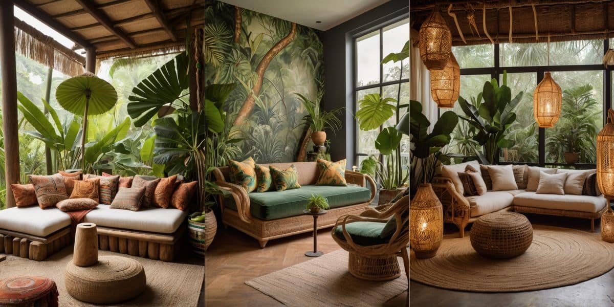 Boho Jungle Living Room Ideas