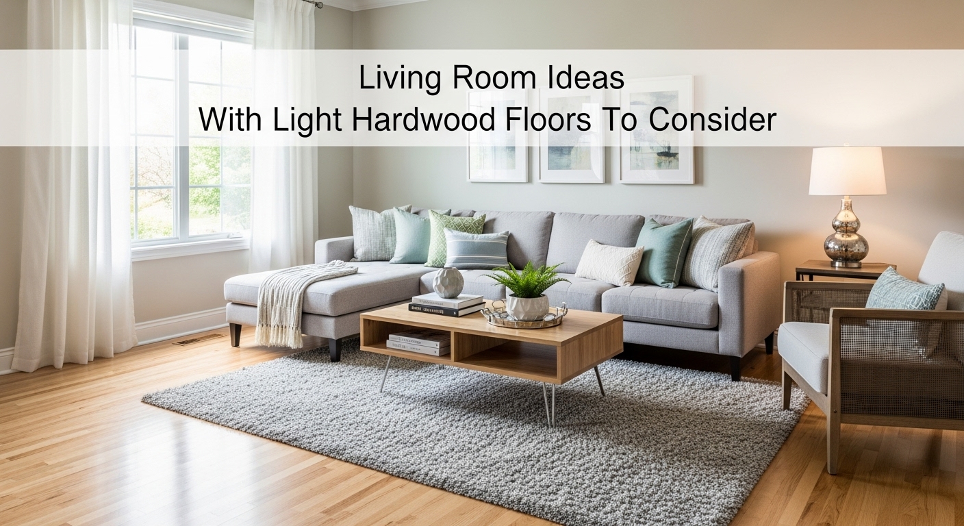 Living Room Ideas With Light Hardwood Floors To Consider