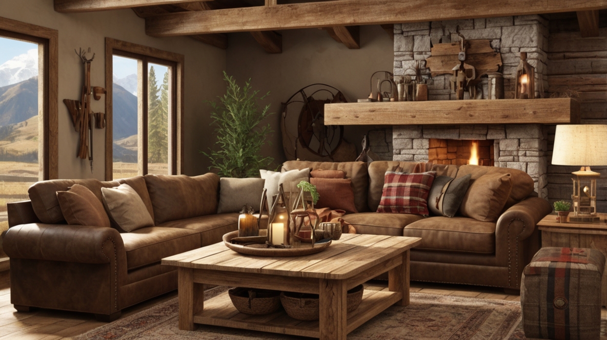 Rustic Western Living Rooms Ideas