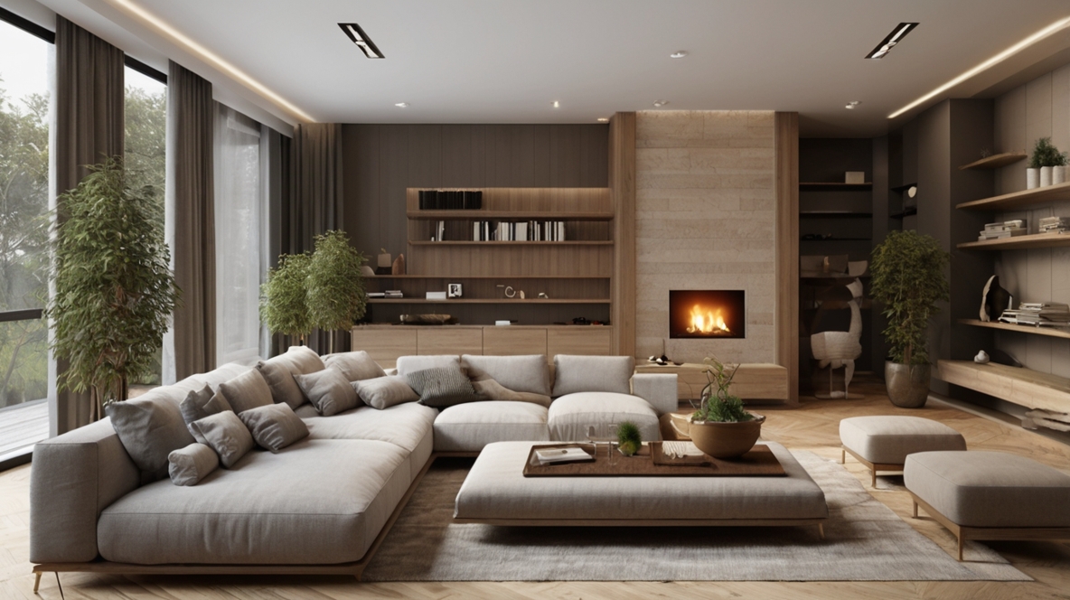 Organic Modern Living Room Design Ideas