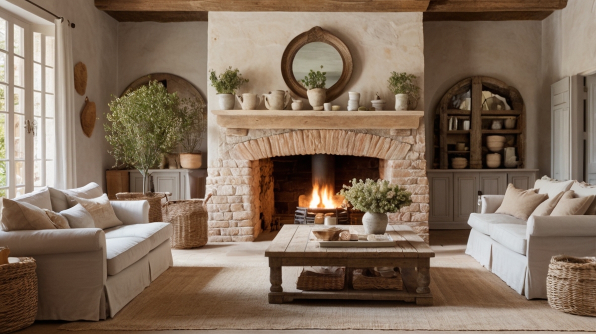 French Country Living Room Ideas