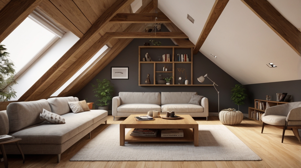 Clever Attic Living Room Designs for A Cozy Retreat