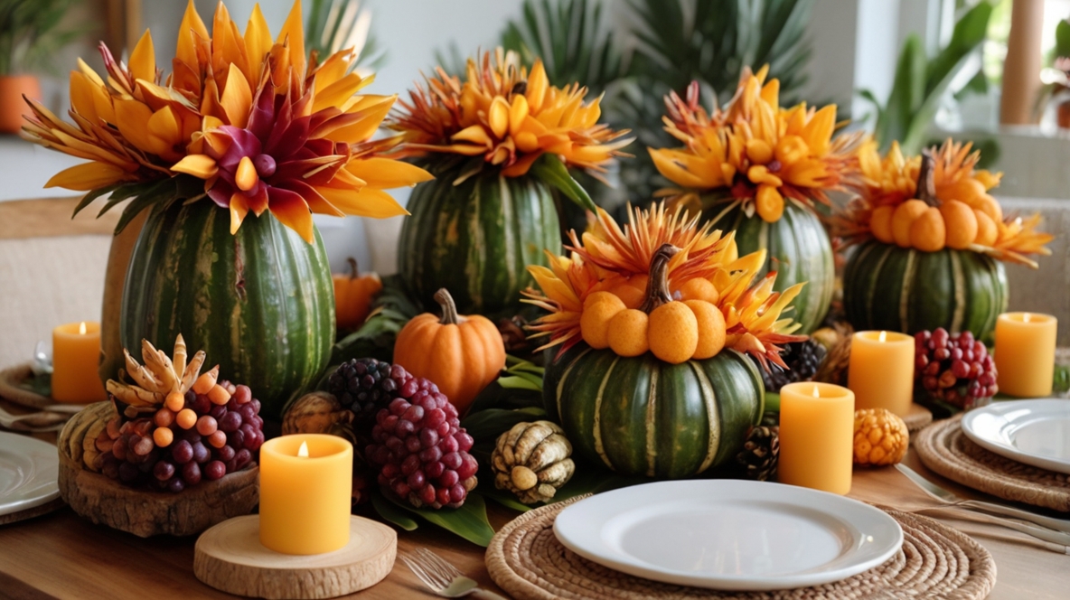 Tropical Thanksgiving Tablescapes Ideas for a Fresh Twist