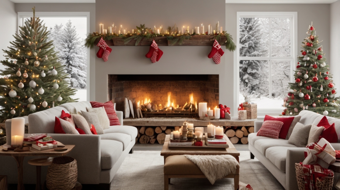 Gorgeous Christmas Living Room Ideas