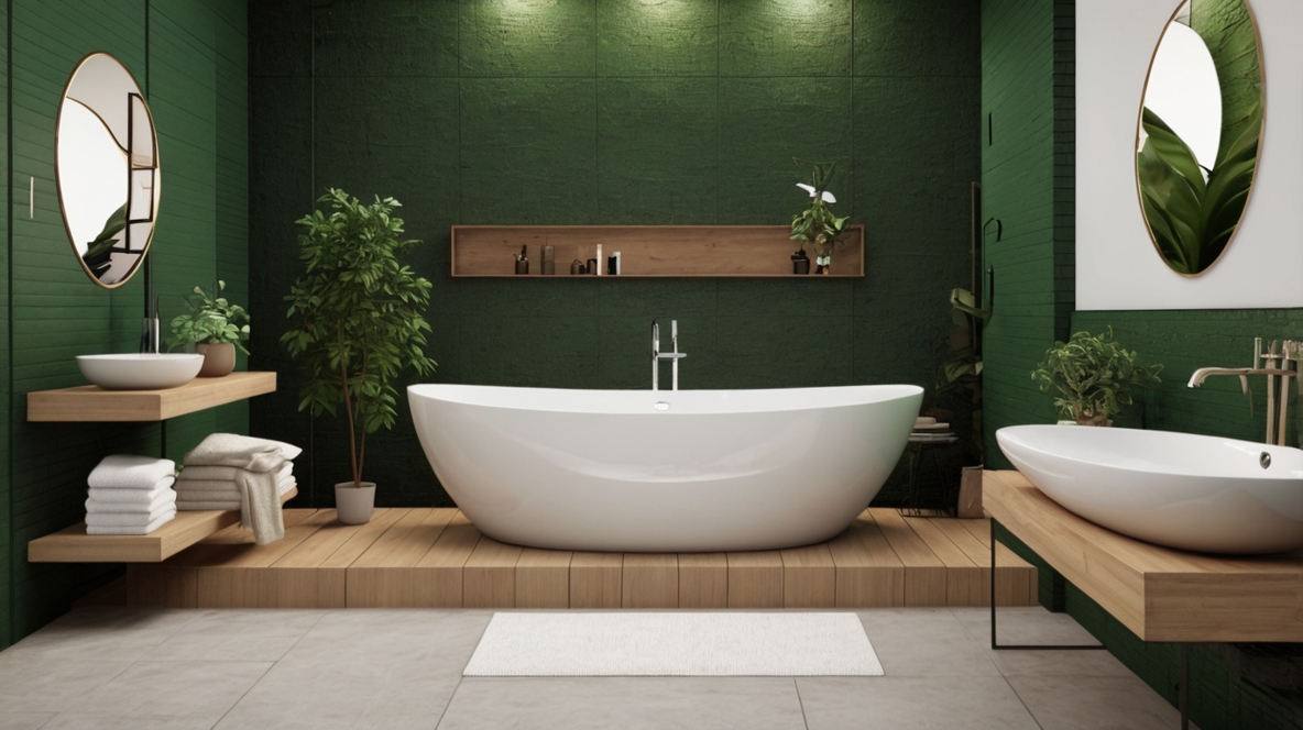 Green Bathroom Ideas