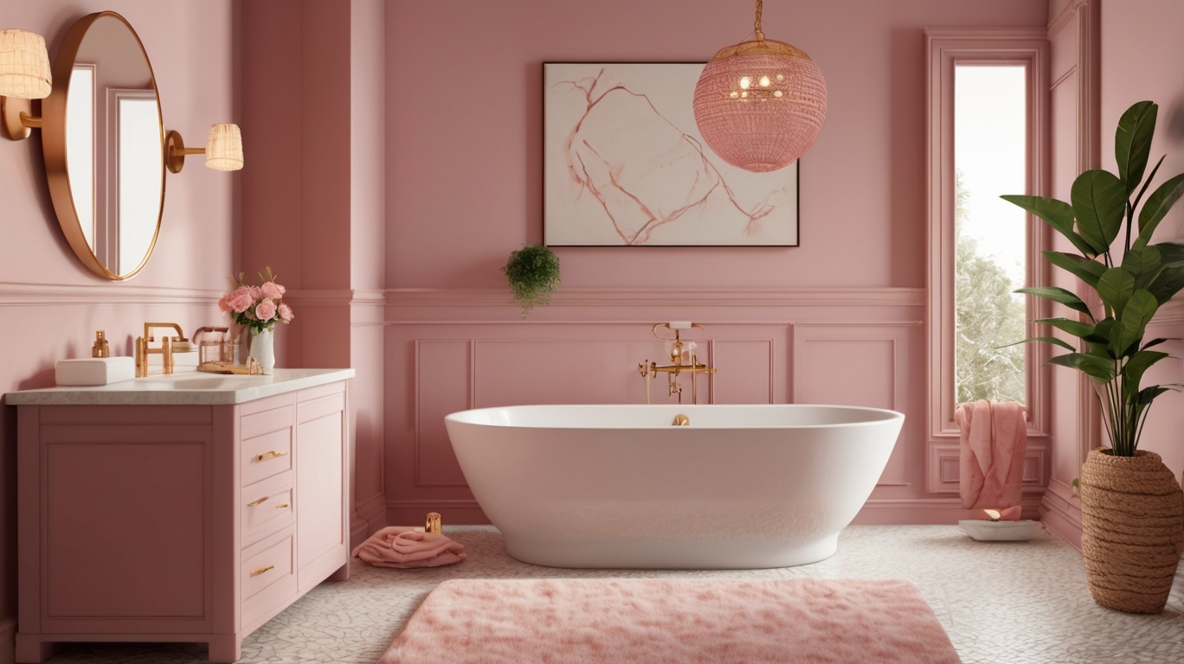 Pink Bathroom Ideas